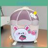 Cartoon Bunny Strawberry Kids Backpack With Hard Shell Durable Oxford Fabric For School Children