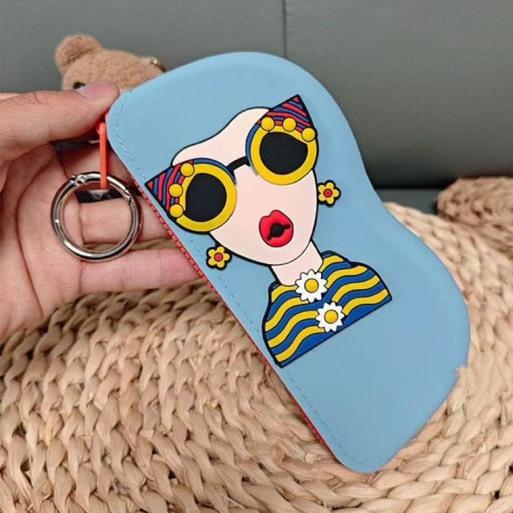 Waterproof Small Items Bag Dustproof Sunglasses Pouch Simple Silicone Eyeglasses Case  Travel