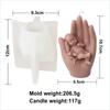 Baby In Hand Candle Molds Sleeping Baby Candle Resin Silicone Mould Handmade Candle Mould DIY Chocolate Home Decorations