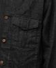Schott NYC DENIM UTILITY JACKET, Men's, Size S, Black (782-4152003)