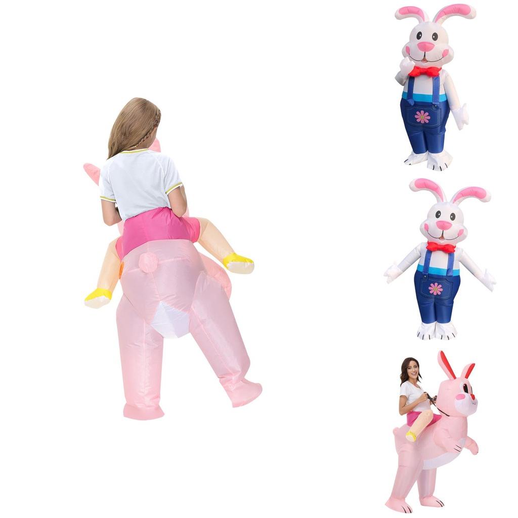 Osterhasen-Aufblasbares Kostüm Für Kreative Halloween-Bühnenperformance Und Lustiges Cosplay Erwachsenengröße