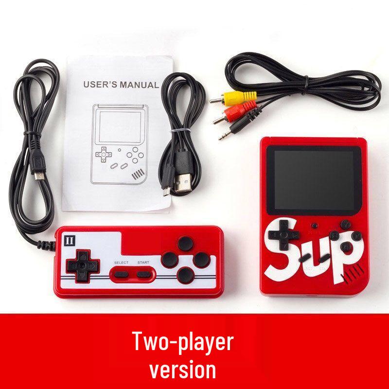 Klassische Retro-Handheld-Spielekonsole: 400-in-1 mit Einzel- und Doppelspielermodi