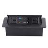 Table Connection Box Recessed  Up Outlet with Audio HD Multimedia Interface for Office School 16A