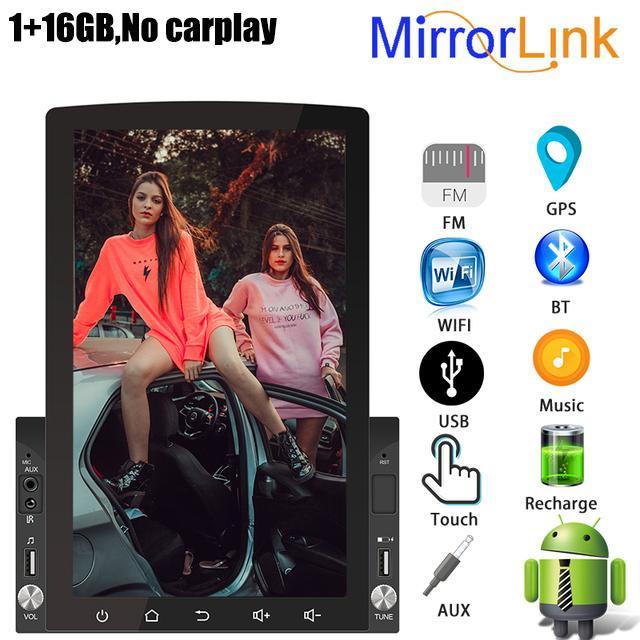 

D110 10,1-дюймовый Bluetooth-автомобильный радиоприемник Android-система Автомобильный GPS-навигатор Интеллектуальный Bluetooth-радио автомобильный MP5-плеер 1+16GB,No carplay чёрный