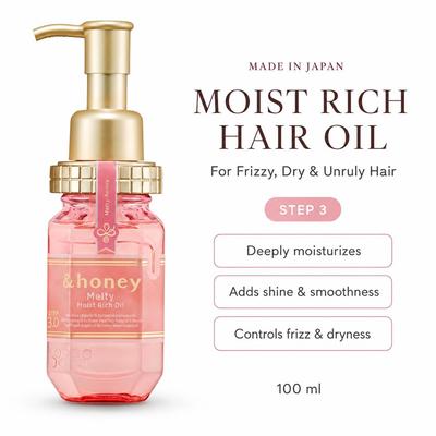 Melty Moist Rich Hair Oil 3.0 Oil for Thick and Unruly Hair, 100 Ml