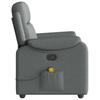 Massage Chair Dark Gray Fabric