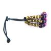 Les Trésors De Lily [L5791] - Purple 'Kilimanjaro' Ethnic Bracelet (3 Rows)