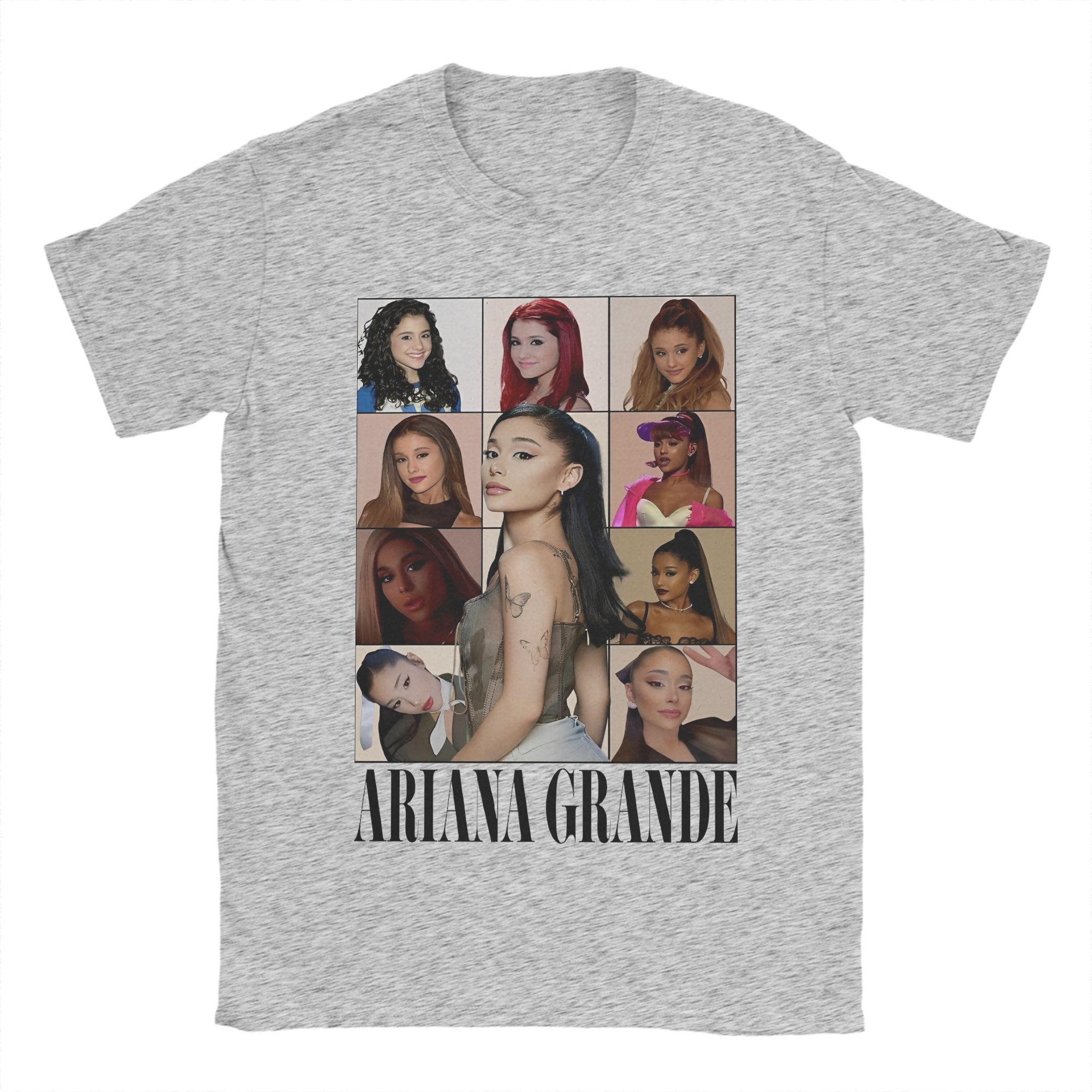 

Чоловічі футболки Ariana Grande The Eras Tour Ера Dangerous Woman 100% Бавовна Літня Футболка Круглий виріз Повсякденна Футболка 4XL