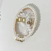 Wooden Frame Embroidery Lace Earrings Stand Flower Jewelry Display Rack  Jewelry Photography