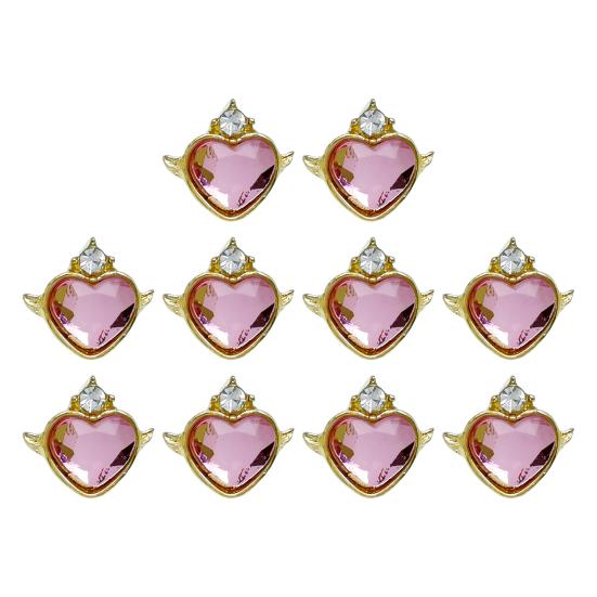 

10 шт. Украшения для маникюра, блестящие, визуальный эффект, креативная форма, искусственный бриллиант, сверкающий, декоративный 3D DIY G