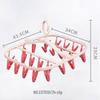 Chahua C07010 Foldable Laundry Hanger with 24 Clips