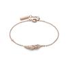 Olivia Burton Signature Feather Rose Gold Authentic Imported Bracelet, 24100217,