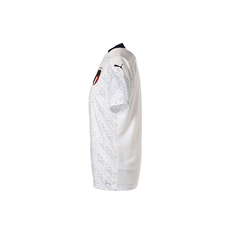 Puma Italy Team Away Football Short Sleeve T-Shirt Men Tops White 756981-08