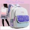 Cute Cartoon Backpack For Kids Large Capacity School Bag Stylish Oxford Fabric Design