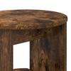 Side Cabinet Smoked Oak 40 x 40 x 75 cm Particleboard
