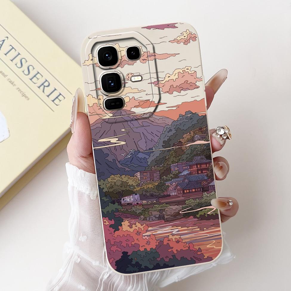 Für Infinix Note 50 Pro Plus Hülle Silikon Kawaii Niedliche Katze Lustig Bemalt Stoßstange Für Infinix Note 50 Pro+ Handyhülle X6856