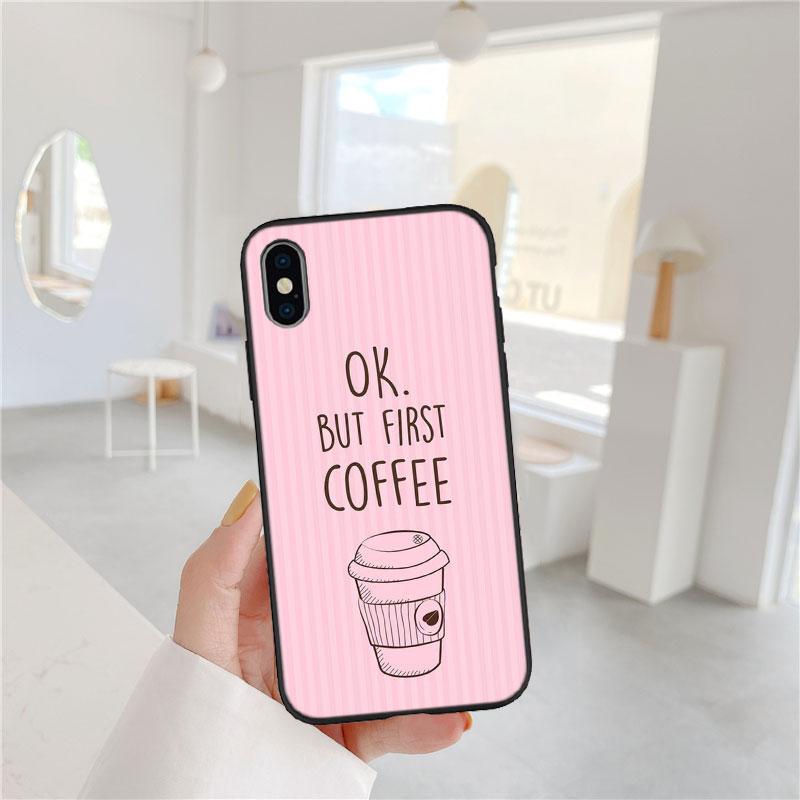 PP20 Coffee Time Phone Case for Samsung Galaxy A11 A12 A13 A15 A52S A53 A55 A56 A70 A71 A72 A73 F06 F16 F56 S10 Plus S10e