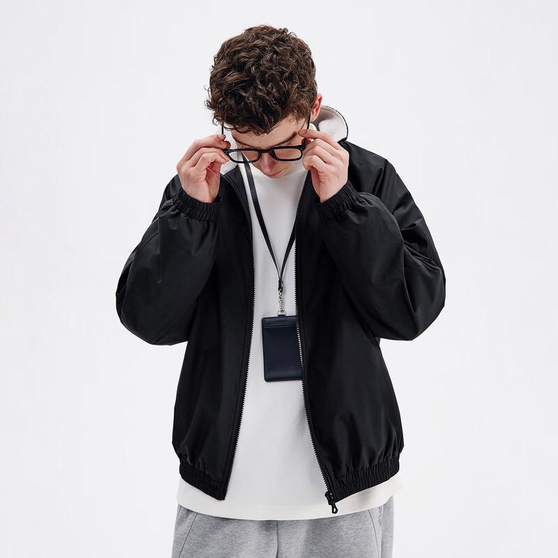 Navigare Unisex Solid Color Stand Collar Casual Jacket