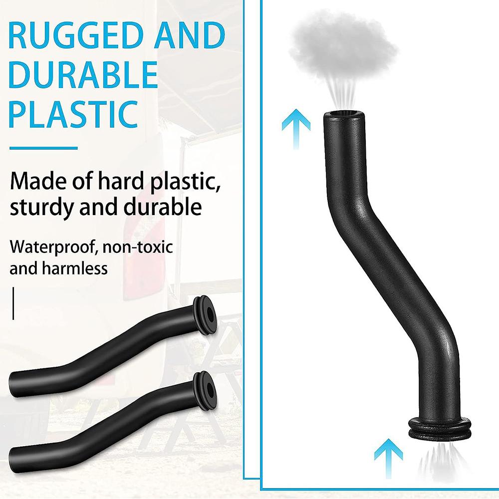 6PCS 3" Rubber Vacuum Hose Compatible with Briggs and Stratton 596163 7.5x2.5cm