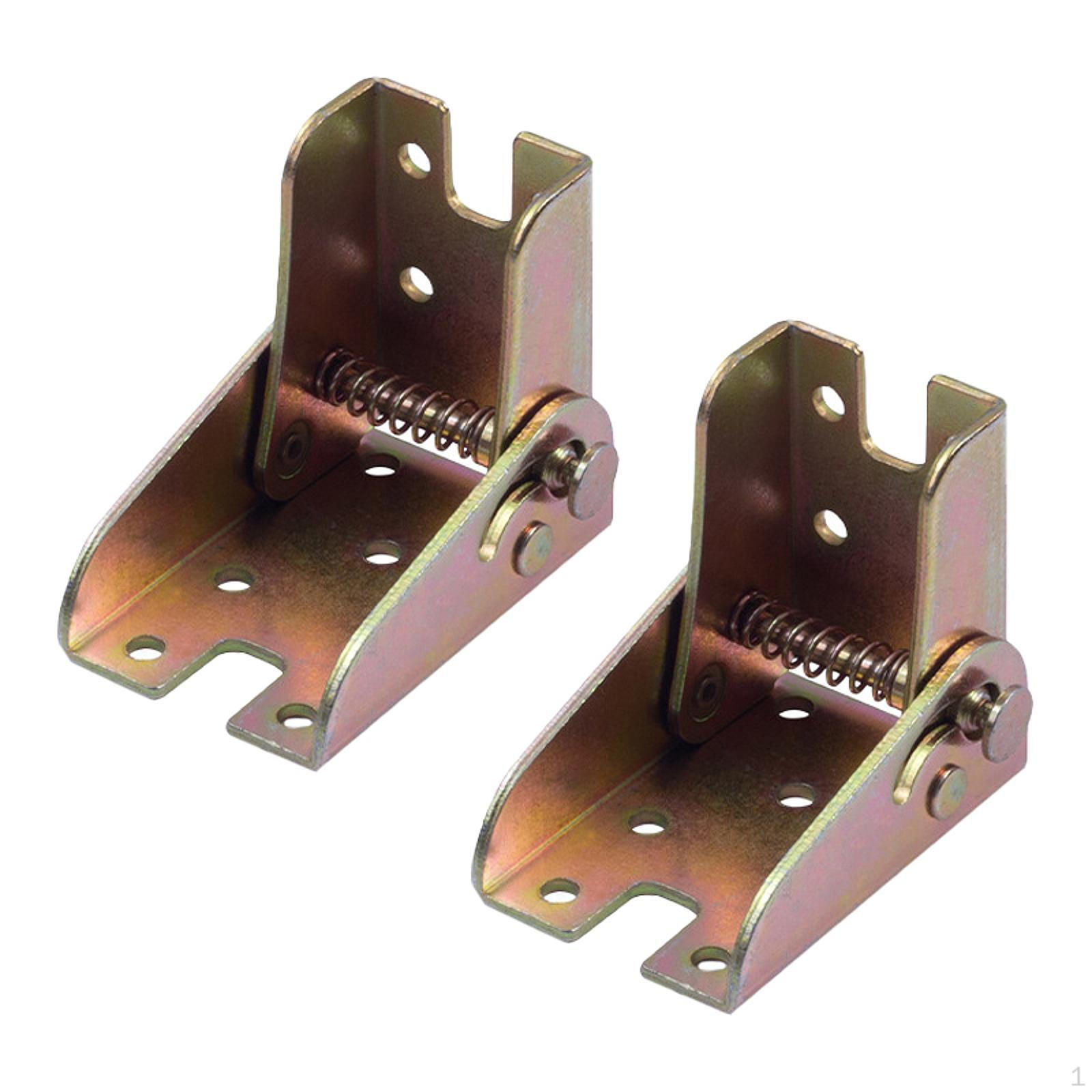 

2 части самоблокирующегося шарнира Clattere содержат прочную конструкцию с устойчивой нагрузкой, складную ножку стола Galvanized color