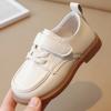 New Korean Version Children's Leather Shoes Baby Fashion Toddler Shoes Boy's Soft Sol Single Shoes Solid Color Casual Shoes