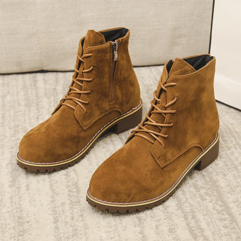 Европейские и американские короткие ботинки средней длины 2024 года — фото 8