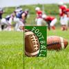Watercolor Stripes Football Garden Ag 12 X 18 Inch Double Sided, Sports Game Yard Outdoor Ag, Ag Pole NOT Included EYY SSL