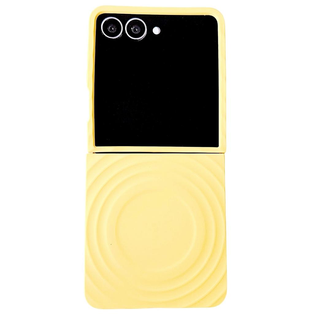 For Samsung Galaxy Z Flip7 5G Magnetic Case Skin-Touch Wave Teature Hard PC Phone Cover