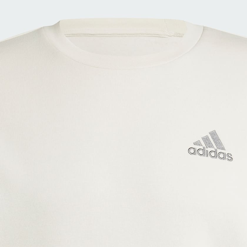 Adidas Feelcozy Essentials Fleece Sweatshirt Men Sweatshirt Aluminum IY9082