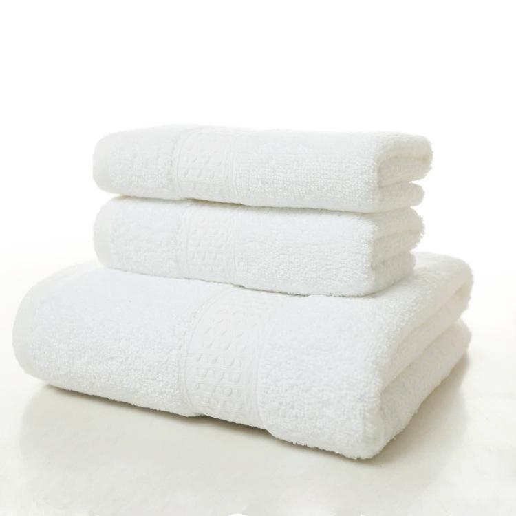 Premium 100% Cotton Towel Set: Soft, Thick Face, Bath, and Wash Towel Collection