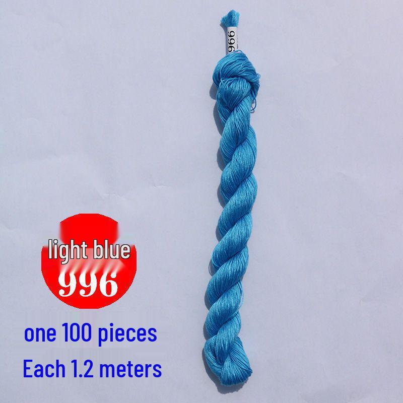 Baumwoll-Kreuzstich-Stickgarn: Handgefertigte Einlegesohlen, Dickes Nähgarn, Eine Farbe pro Stück