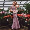 Elegant Fashion Evening Gown High Waist Sequin Embellished Mermaid Fit Sexy Women Party Dress