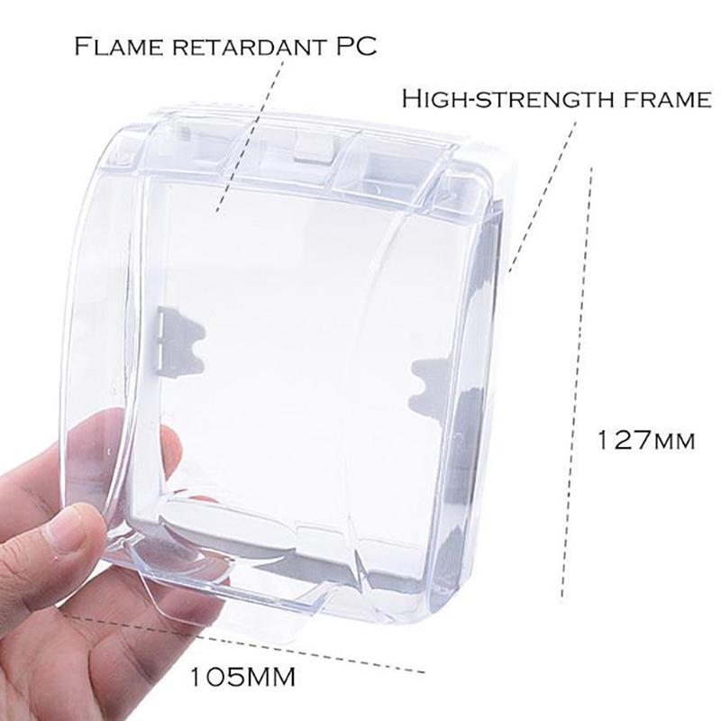 Waterproof Cover Wireless Doorbell Door Bell Ring Chime Button Transmitter