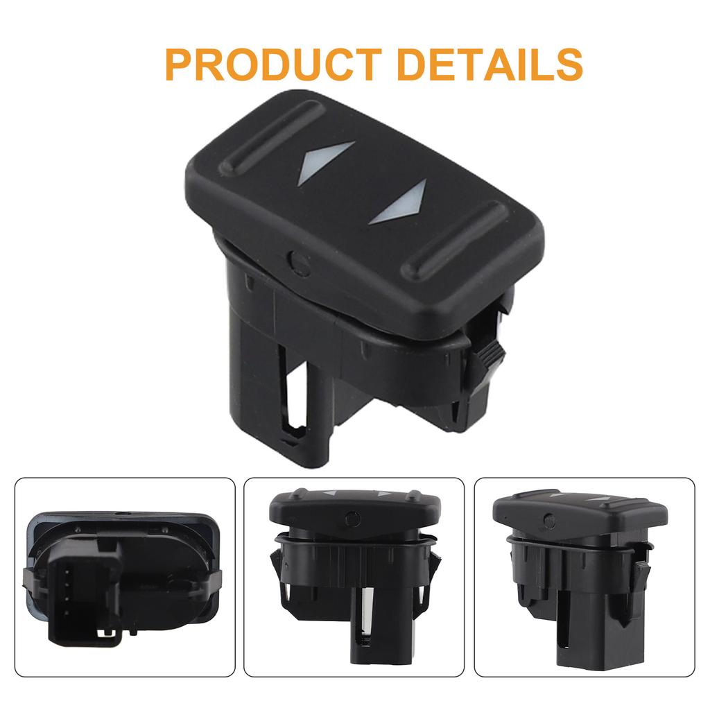 Comutator regulator de sticlă pentru ușă de mașină ABS negru pentru Mondeo MK4 0715 6M2T14529AD Stabil Fiabil Direct Plug and Play