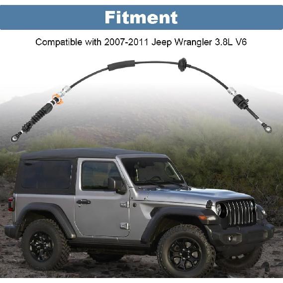 

Трос переключения раздаточной коробки, совместимый с Jeep Wrangler 3.8L V6 2007-2011. Замена для 52060462AG 52060462AD 52060462AE 52060462AF