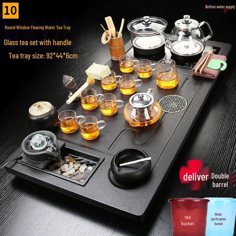 Automatic Flowing Water Tea Tray & Kettle Set