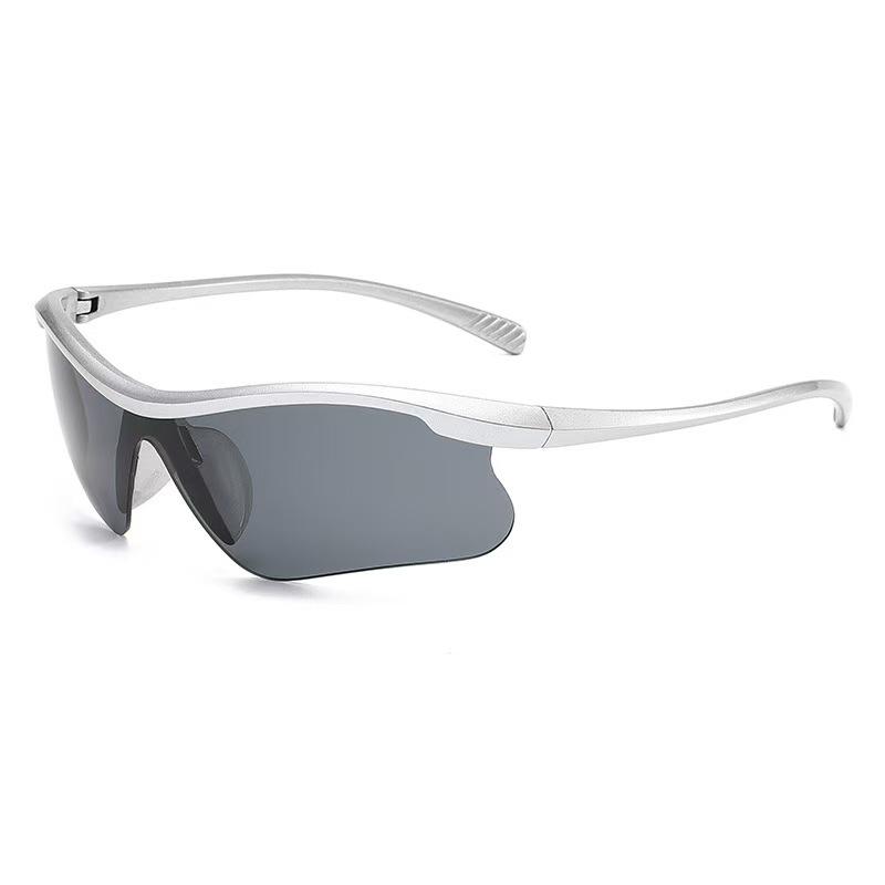 European Style Lightweight Windproof Cycling & Running Sunglasses - Trendy Sun Protection for Outdoor Sports