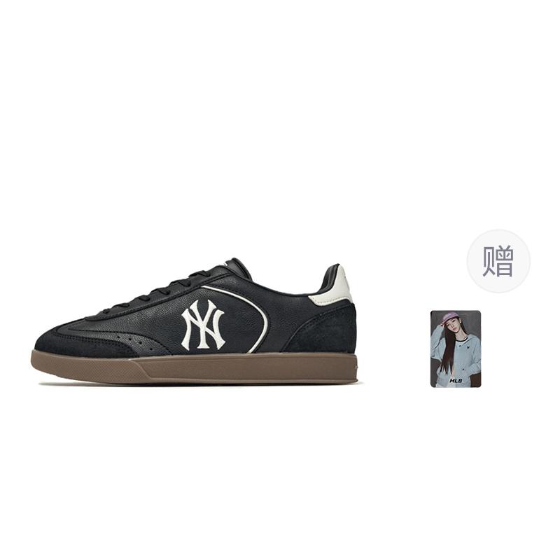 MLB New York Yankees Non slip Lightweight Low top German Army Trainers Unisex Black 3ASXCB16N-50BKS