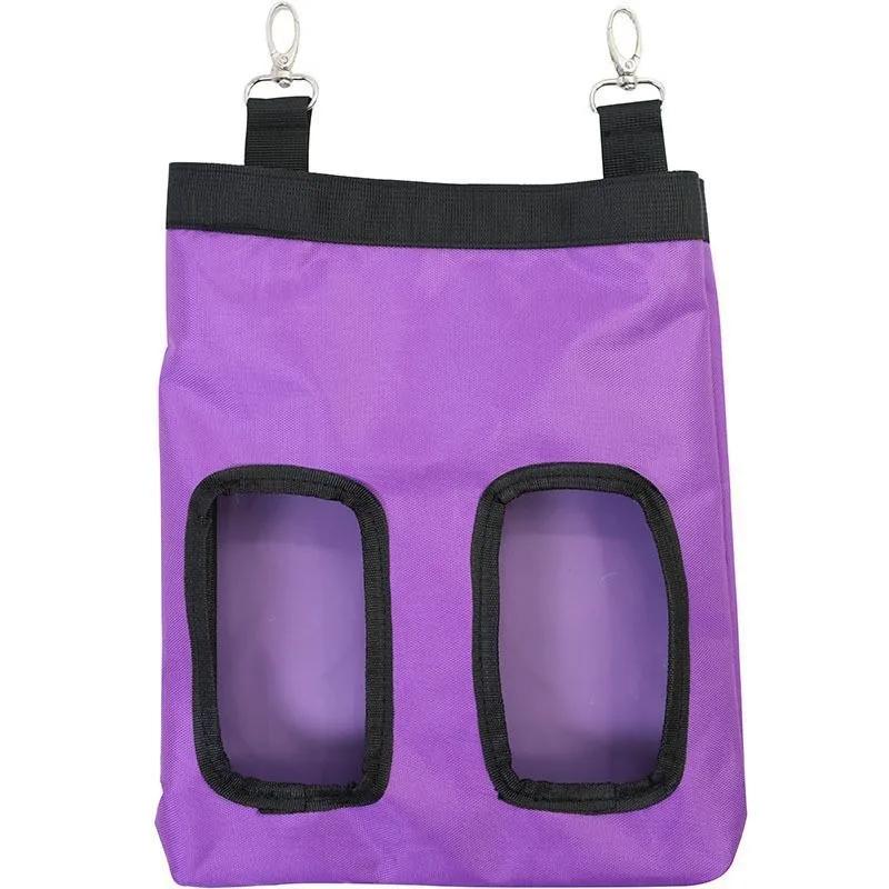 2 Holes Hanging Hay Bag for Bunny Guinea Pigs Small Animal Feeder Rabbit Food Dispensers Bag Cage Accessories Pet Feeding Bag