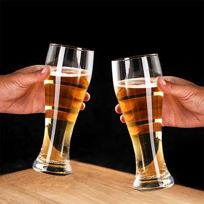 430ml/555ml Crystal Beer Glass Personality Craft Beer Mug Drink Ware Home Bar Supplies Personalized Logo Can Be Customized