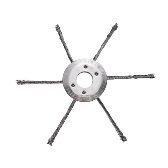 Cap de tuns iarba cu sârmă de oțel Cap universal pentru mașină de tuns iarba Lamă de tuns cu sârmă Cap de atașament pentru tuns buruienile Accesorii pentru tuns buruienile