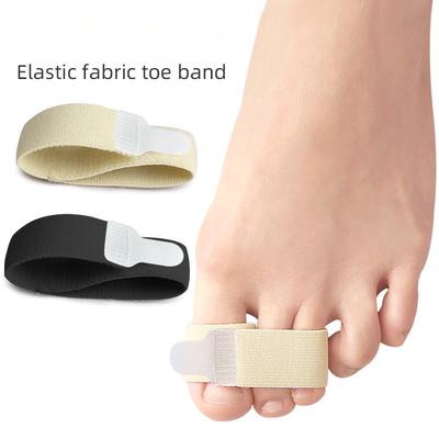 Finger Spreizer Tag und Nacht Überlappung Hallux Valgus mit Bandage Tragen Mittelfußzehen Strecker Elastisches Tuch Zehenband