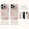Custodia per Telefono Rosa Pastorale per IPhone 16 15 14 13 12 11 X XS XR XSMAX 7 8 Pro Max Plus Copertura Posteriore a Doppio Strato