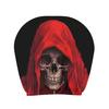 Funny Cartoon Car Headrest Covers, Universal Breathable Elastic Seat Neck Pillow Protector, Humor Spooky Auto Interior Decor for Most Vehicles