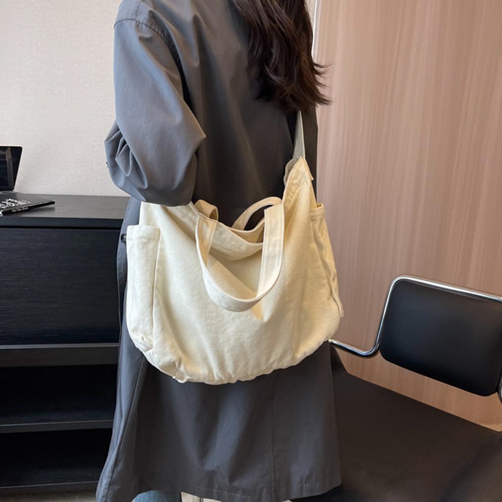 Japanese Style Canvas Shoulder Bag for Women and Men Vintage Crossbody Bags Satchel