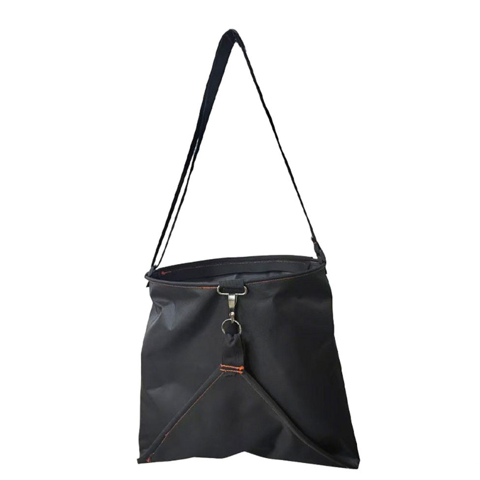 

Durable Oxford Fabric Harvesting Bag With Adjustable Shoulder Strap And Quick Release Buckle For Fruit Picking чорний