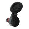 Portable Hermetic Socket 2P+Z 16A 230V Ip54 Red