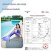 Girls' Mermaid Tail Swimsuit - Split Bikini Princess Dress Costume