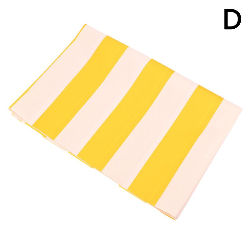 420D  Striped Print Oxford Fabric Waterproof Fabric Canopy Tent Umbrella Cloth Pu Coated 50X150Cm Sunshade