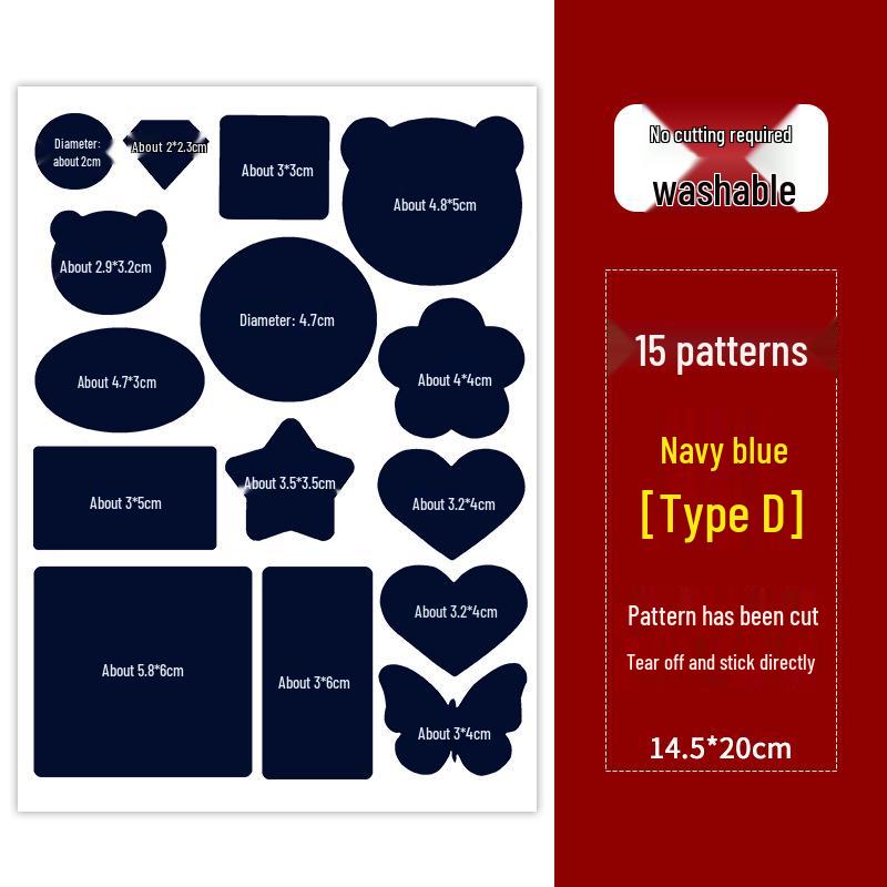 16-Color Self-Adhesive Seamless Repair Patch for Clothes and Jackets